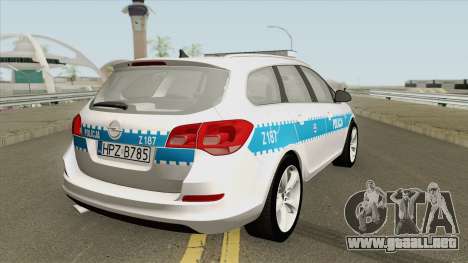 Opel Astra J (Policja KSP) para GTA San Andreas