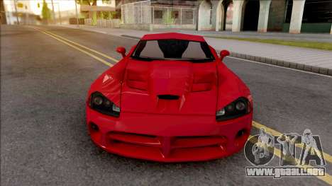 Dodge Viper SRT-10 Low Poly para GTA San Andreas