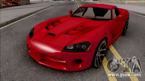 Dodge Viper SRT-10 Low Poly para GTA San Andreas