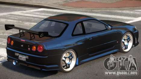 Nissan Skyline GT-R R34 V1.0 para GTA 4