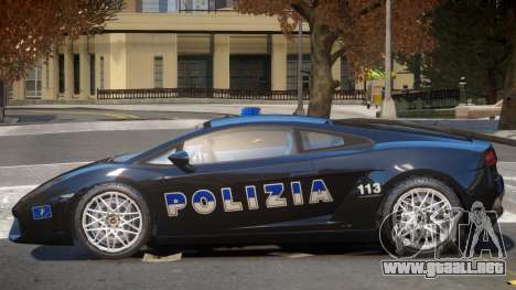 Lambo Gallardo Police para GTA 4
