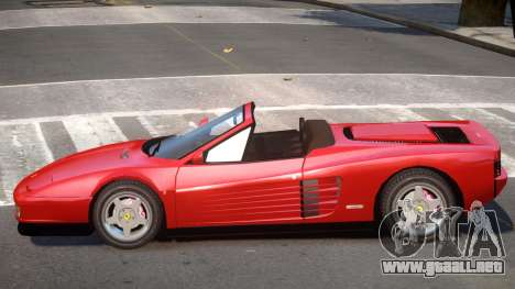 Ferrari Testarossa Roadster para GTA 4