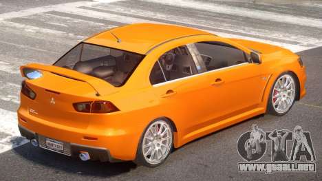 Mitsubishi Lancer X RS para GTA 4