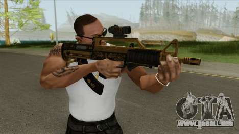 Bullpup Rifle (Two Upgrades V8) Main Tint GTA V para GTA San Andreas