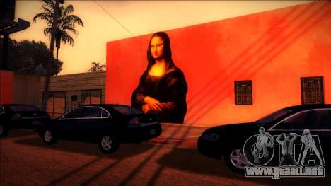 Mural De La Mona Lisa para GTA San Andreas