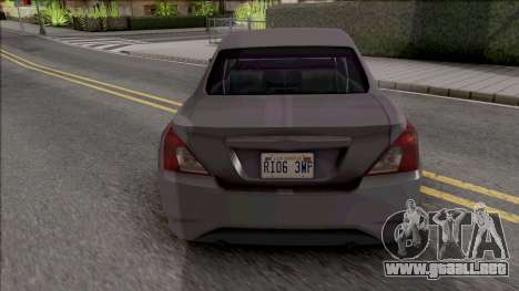 Nissan Almera 2013 SA Style para GTA San Andreas