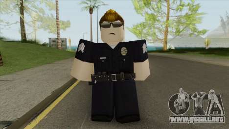 Roblox (LAPD) Skin para GTA San Andreas