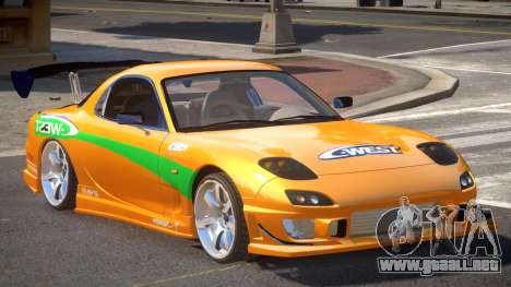 Mazda RX-7 Custom V1.0 PJ para GTA 4