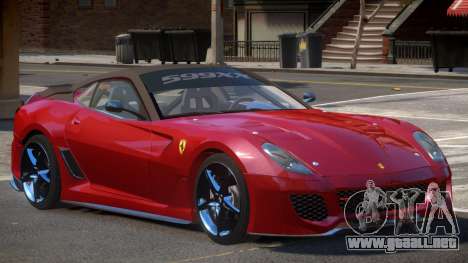 Ferrari 599XX Y12 para GTA 4