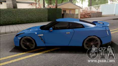 Nissan GT-R R35 2016 45th Anniversary SA Style para GTA San Andreas