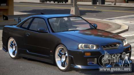 Nissan Skyline GT-R R34 V1.0 para GTA 4