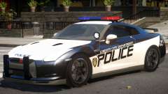 Nissan GTR Police para GTA 4