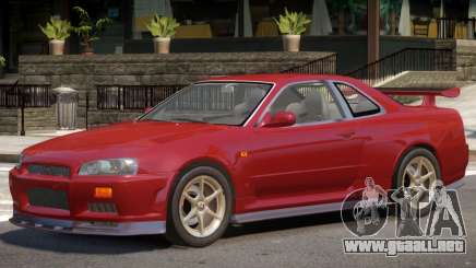 Nissan Skyline GT-R34 V1.1 para GTA 4