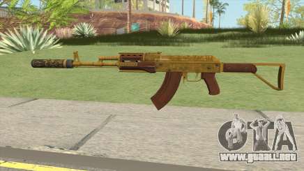 Assault Rifle GTA V Suppressor (Default Clip) para GTA San Andreas