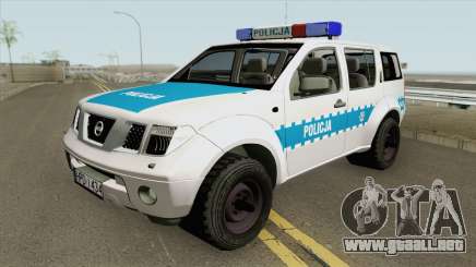Nissan Pathfinder (Policja KMP Biala Podlaska) para GTA San Andreas