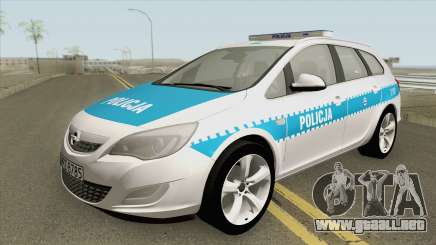 Opel Astra J (Policja KSP) para GTA San Andreas