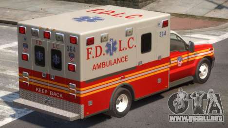 Ford F-350 Ambulance para GTA 4