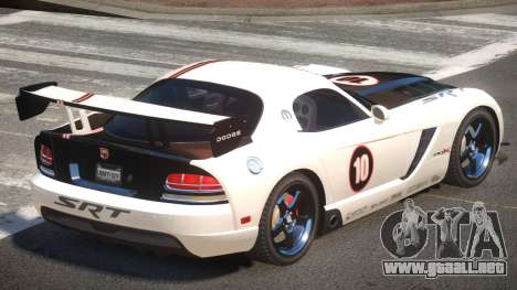 Dodge Viper SRT Spec PJ para GTA 4