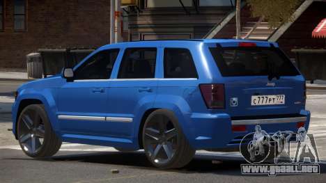 Jeep Cherokee SRT8 para GTA 4