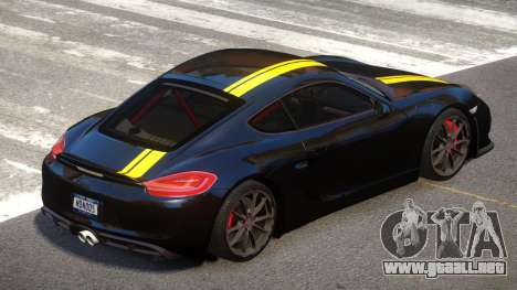 Porsche Cayman GT4 Black Edition para GTA 4
