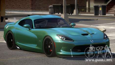 Dodge Viper GTS V1.1 para GTA 4