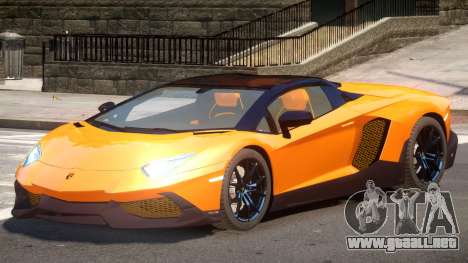 Lamborghini Aventador STR para GTA 4