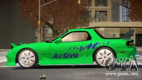 Mazda RX-7 GTS para GTA 4