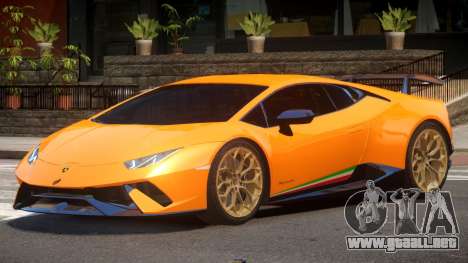 Lambo Huracan Update V1 para GTA 4