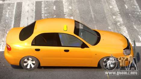 Daewoo Lanos Taxi V1.0 para GTA 4