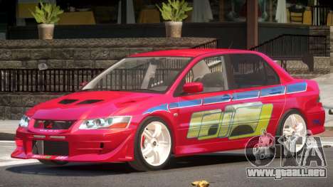 Mitsubishi Lancer Evolution 7 V1.0 para GTA 4