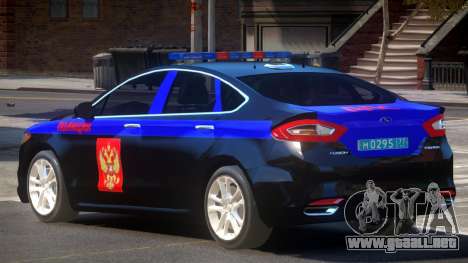 Ford Mondeo Police V1.0 para GTA 4