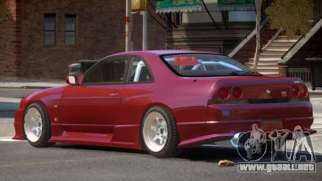 Nissan Skyline R33 GT V1.0 para GTA 4