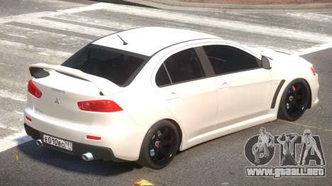 Mitsubishi Lancer Evo X ST para GTA 4