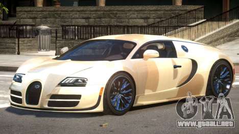 Bugatti Veyron 16.4 GT PJ1 para GTA 4