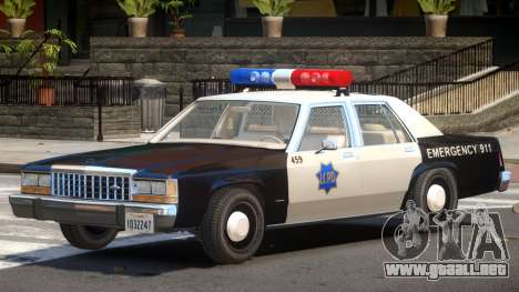 1987 Ford Crown Victoria Police V1.0 para GTA 4