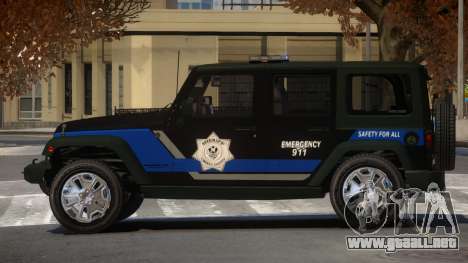 Jeep Wrangler Police V1.0 para GTA 4