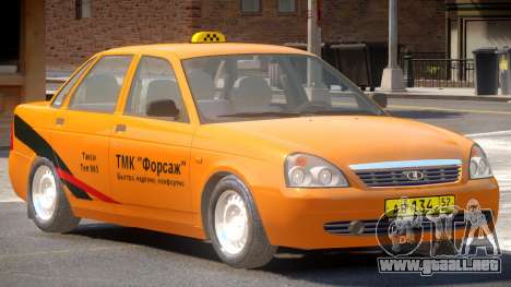 Lada Priora Taxi V1.0 para GTA 4