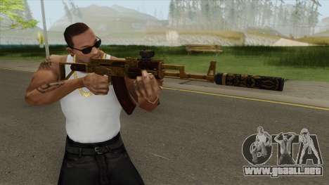 Assault Rifle GTA V (Two Attachments V11) para GTA San Andreas