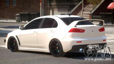 Mitsubishi Lancer Evo X ST para GTA 4