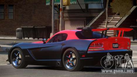 Dodge Viper SRT Spec V1.2 para GTA 4