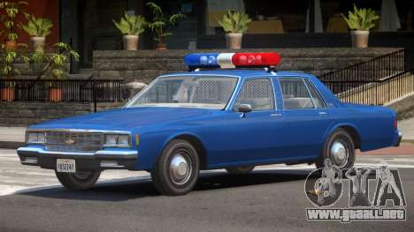 1985 Impala Police V1.0 para GTA 4