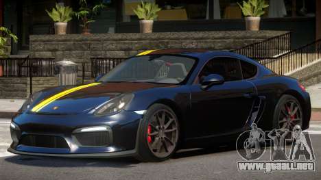 Porsche Cayman GT4 Black Edition para GTA 4