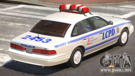 Ford Crown Victoria Police V1.1 para GTA 4