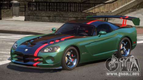 Dodge Viper SRT Spec V1.3 para GTA 4