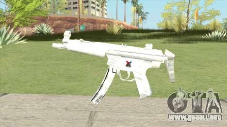 MP5 (White) para GTA San Andreas