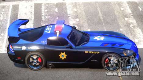 Dodge Viper SRT Police V1.0 para GTA 4