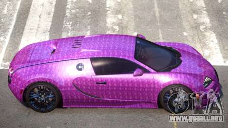 Bugatti Veyron 16.4 GT PJ2 para GTA 4