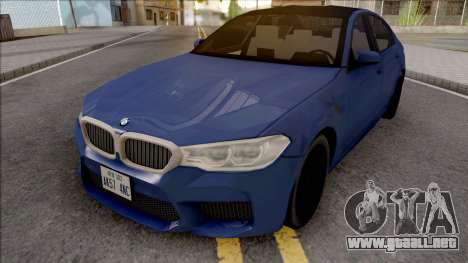 BMW M5 F90 2018 Blue para GTA San Andreas