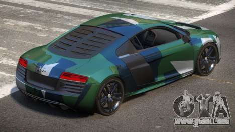 Audi R8 V10 GT PJ2 para GTA 4