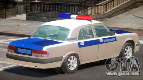 GAZ 31105 Police V1.0 para GTA 4